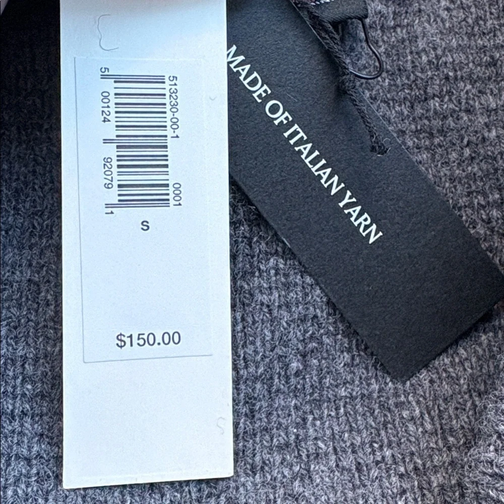 NWT Banana Republic Relaxed Wool Blend Gray Cardigan Sweater Sz S (#513230)